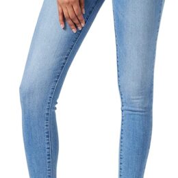 Damen Skinny Jeans mit hohem Bund