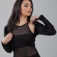 USA Made Ooh La La Long Sleeve Burnout Velvet Shrug