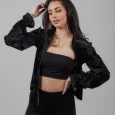 USA Made Ooh La La Long Sleeve Burnout Velvet Jacket with Chaine trim