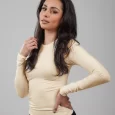 USA Made Ooh la la Women’s Knit Long Sleeve Crew Neck Top