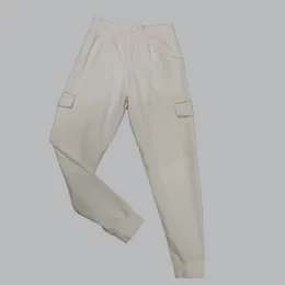 USA Made Ooh la la Women's Cargo Joggers with Chaine Trim