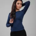 USA Made Ooh la la Women’s Knit Long Sleeve Crew Neck Top
