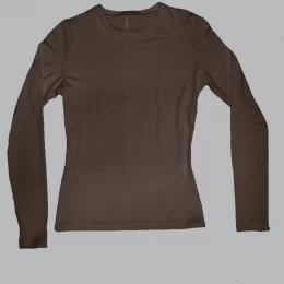 USA Made Ooh la la Women's Knit Long Sleeve Crew Neck Top