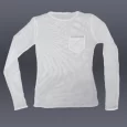USA Made Ooh La La Long Sleeve Power Pocket Mesh T Shirt