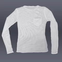 USA Made Ooh La La Long Sleeve Power Pocket Mesh T Shirt